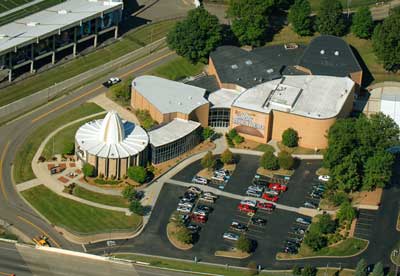 Canton Professional  Football Hall of Fame Aerial